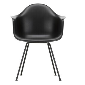 Vitra - Chaise avec accoudoirs Eames DAX RE noir