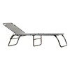 Jan Kurtz - Fiam Amigo XXL Sun Lounger - grey/synthetic fabric/WxHxD 75x40x207cm/aluminium frame