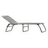 Jan Kurtz - Fiam Amigo XXL Sun Lounger - grey/synthetic fabric/WxHxD 75x40x207cm/aluminium frame