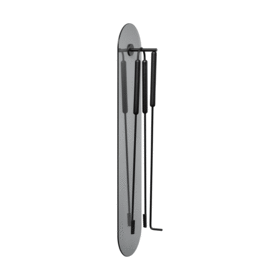 Blomus - Serviteur de cheminée 3 pcs. Ashi mural