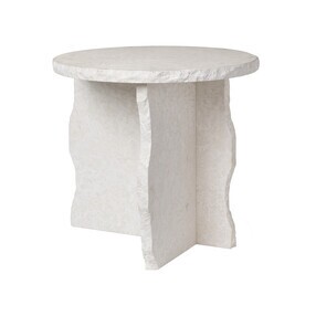 Ferm Living - Table sculpture en marbre Mineral