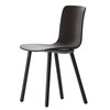 Vitra - Hal Wood Stuhl  - schwarz/Gestell Eiche dunkel gebeizt