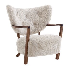 &Tradition - Wulff ATD2 Lounge Chair Gestell Walnuss