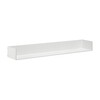 e15 - e15 Profil Wall Shelf SH06 - white/LxWxH 151.2x26x16cm/with 2 side panels