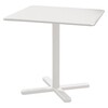 emu - Darwin Bistro Table 80x80cm - white/powder-coated/LxWxH 80x80x74cm/foldable