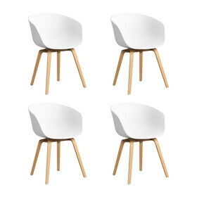HAY - About a Chair AAC 22 2.0 Armlehnstuhl Eiche lackiert 4er Set