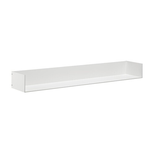 e15 - e15 Profil Wandregal SH06 - signalweiß/LxBxH 151.2x26x16cm/mit 2 Seitenteilen