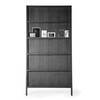 Moooi - Oblique Small Shelf - black/stained/210x105cm