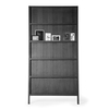 Moooi - Oblique Small Wandregal - schwarz/gebeizt/210x105cm