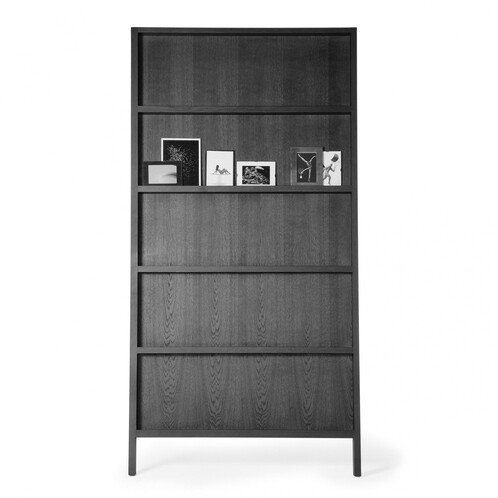 Moooi - Oblique Small Wandregal - schwarz/gebeizt/210x105cm