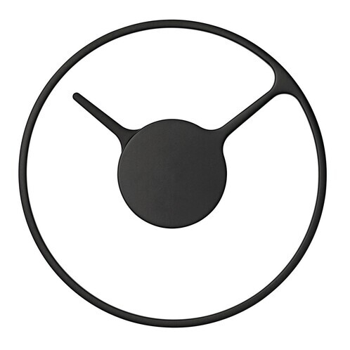 Stelton - Stelton Time - Horloge murale - noir/Ø 30cm