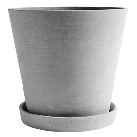 HAY - Pot à fleurs avec soucoupe XXXL