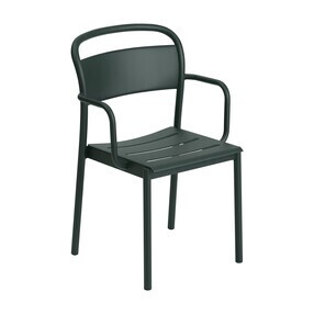 Muuto - Linear Steel Gartenarmlehnstuhl