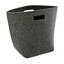 Hey-Sign - Hey-Sign Filz Papierkorb L - anthrazit/42x28x40cm