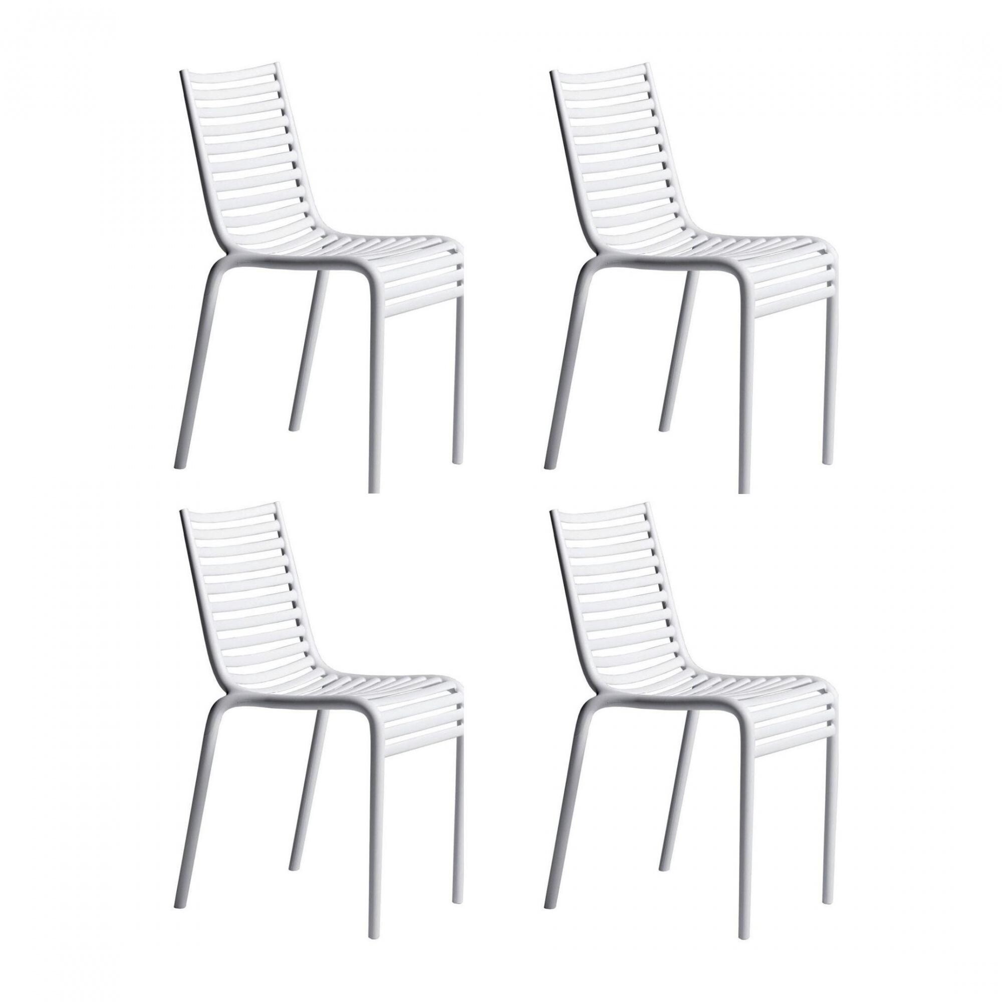 Driade Pip E Garden Chair Set Of 4 Ambientedirect