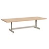 e15 - e15 TA23 Kazimir Esstisch  - grau/Eiche weiß pigmentiert/LxBxH 200x100x75cm