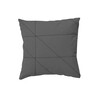 Arper - Pleats - Coussin - gris foncé/étoffe Kvadrat Remix 2/47x47cm