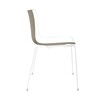 Arper - Catifa 46 0251 Chair Bicoloured Frame White - white/dove grey/seat shell glossy/inside matt/frame white matt V12/new colour