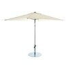 Jan Kurtz - Elba - Parasol rechthoekig - naturel/polyester/met knikgewricht/zonder parasolvoet/200x150cm