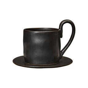 Ferm Living - Flow Tasse mit Untertasse