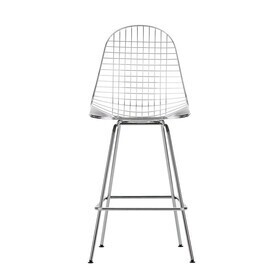 Vitra - Chaise de bar medium Eames Wire