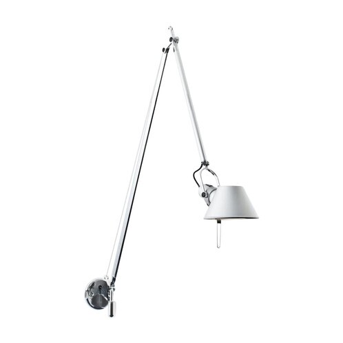 Artemide - Tolomeo LED Braccio Parete Wandleuchte - aluminium/eloxiert/dimmbar/3000K/450lm/LxBxH 83x15x103cm