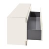 müller möbelwerkstätten - Flai Storage Bench with drawer - white/without seat cushion/1.8cm CPL-coating/1 boot compartment/WxHxD 118x48x35cm