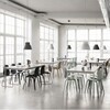Muuto - Visu - Chaise rembour avec piètement traîneau