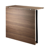 String - String System Klapptisch - walnuss/schwarz/BxHxT 78x66x30cm