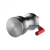 Alessi - Pulcina Espresso Maker 3 Cup - aluminium/red/H 20cm/Ø 9.2cm/15cl/magnetic base for induction cooker