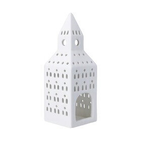 Kähler - Urbania theelichthuis kerktoren h 20cm