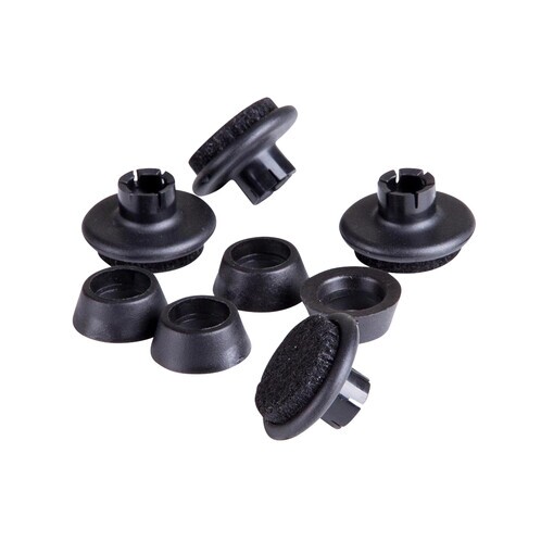 Vitra - Vitra Felt Glider DAR/DSR/DKR - black/4 pieces