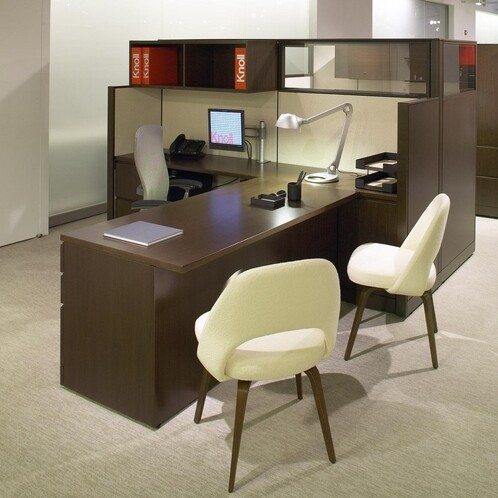 Knoll International - Saarinen Conference Stuhl - Gestell Ebenholz