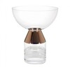 Tom Dixon - Tank Large - Vaas - koper/transparant/mond geblazen/H 30cm/Ø 36cm