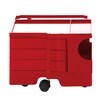 B-Line - Boby XSmall 13 - Conteneur roulant - rouge/3 tiroirs/LxPxH 180x80x40cm