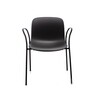 Magis - Magis Troy Armlehnstuhl Outdoor - schwarz/Gestell schwarz