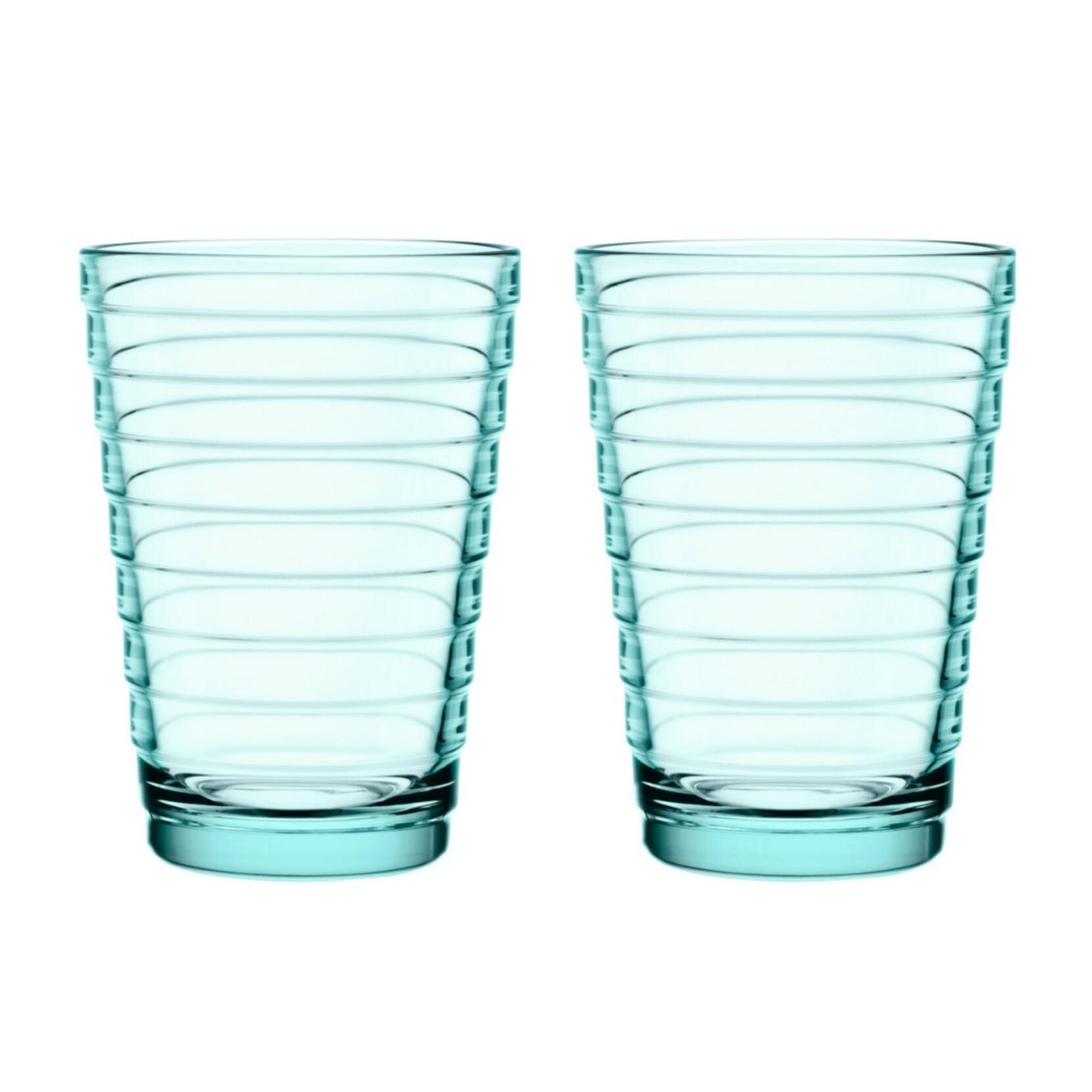 h 11 cm Aino Aalto Trinkglas 2er-Set iittala wassergrün ø 8,1 cm