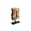 Radius - Wooden Tree Firewood Shelf with support
