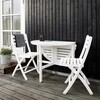 Skagerak - Selandia - Tuinstoelen  - wit/Eenmalig exemplaar - eenmalig verkrijgbaar!