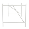 Richard Lampert - Eiermann 1 Tischgestell exzentrisch - weiß/inkl. Höhenversteller 3,5cm/exzentrisch/110 x 66 x 66cm
