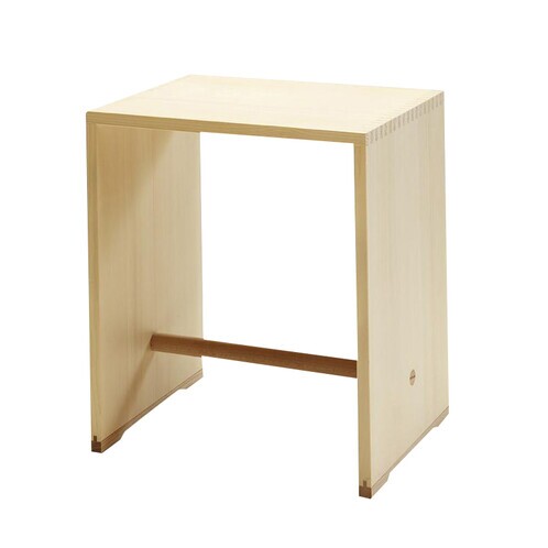 wb form - Ulmer - Tabouret - naturel/bois de hêtre/pin