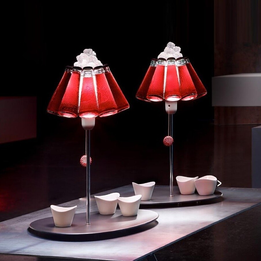 Ingo Maurer Campari Bar Table Lamp 