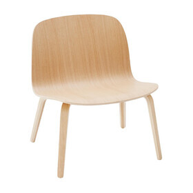Muuto - Visu Lounge - Fauteuil & piètement bois