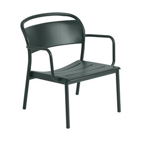 Muuto - Linear Steel Lounge tuinstoel met armleuning