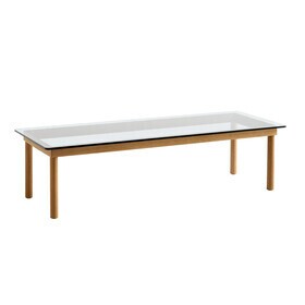 HAY - Table basse Kofi structure chêne 140x50cm