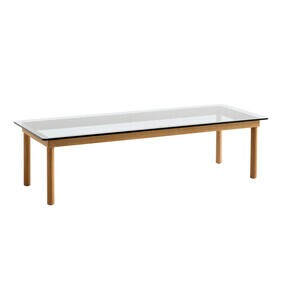 HAY - Table basse Kofi structure chêne 140x50cm