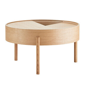 Woud - Table basse Arc Ø 66cm