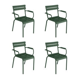 Fermob - Luxembourg tuin armleunstoel set van 4