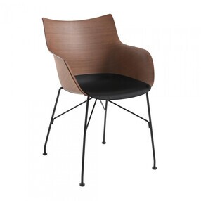 Kartell - Q/Wood Armlehnstuhl 55x84x57cm