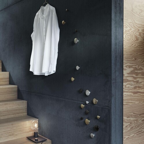 Muuto - The Dots Kleiderhaken Metall L